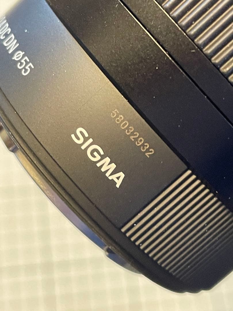 【美品】SIGMA 56mm 1:1.4 DC DN レンズ （Xマウント）