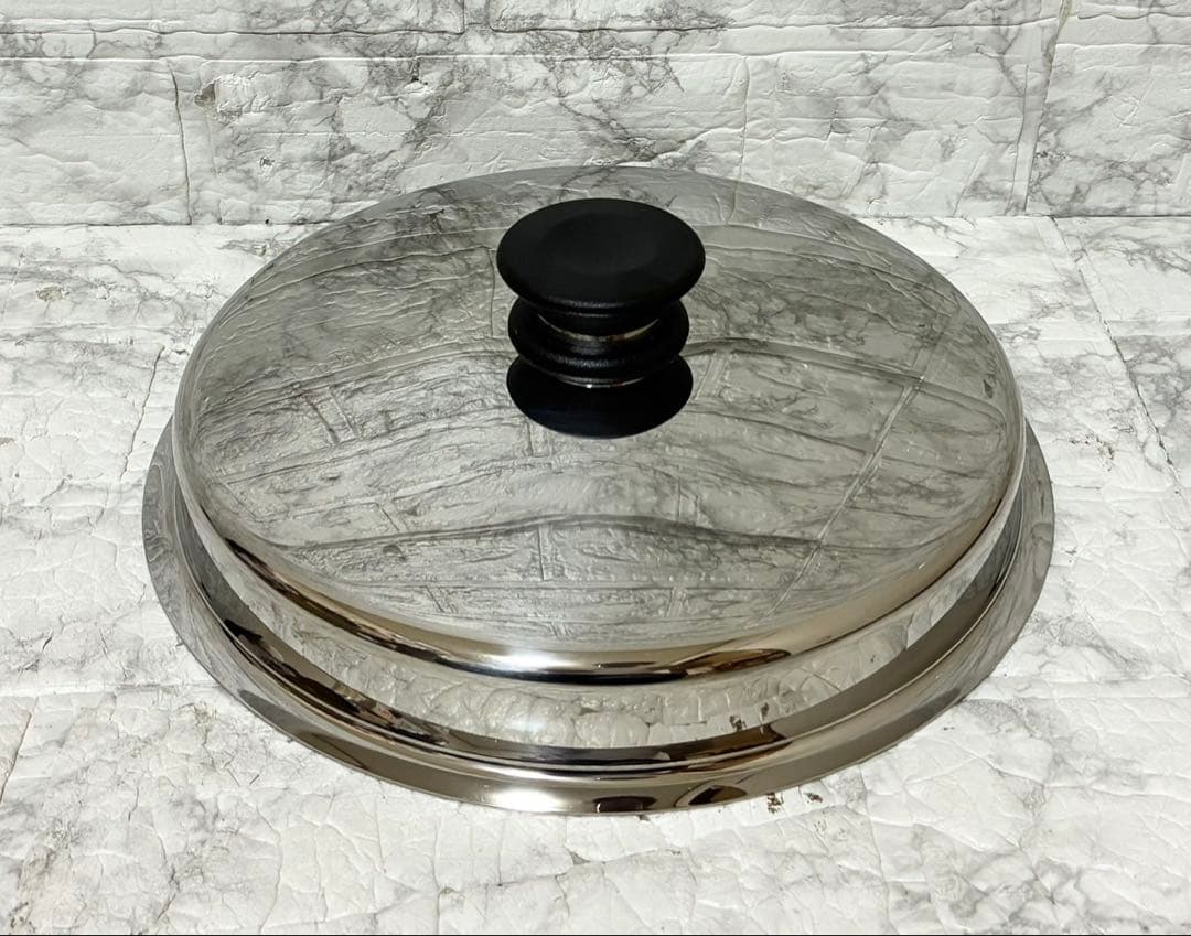 【美品】Amway Queen 大フライパン 7層 高級ステンレス 現行品