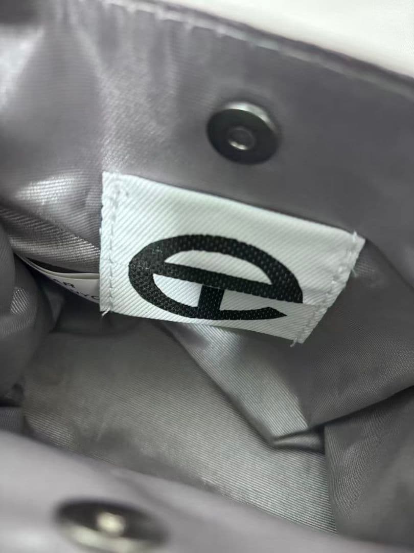 TELFAR ミニショッパー シルバー メタリック ショルダーバッグ 未使用