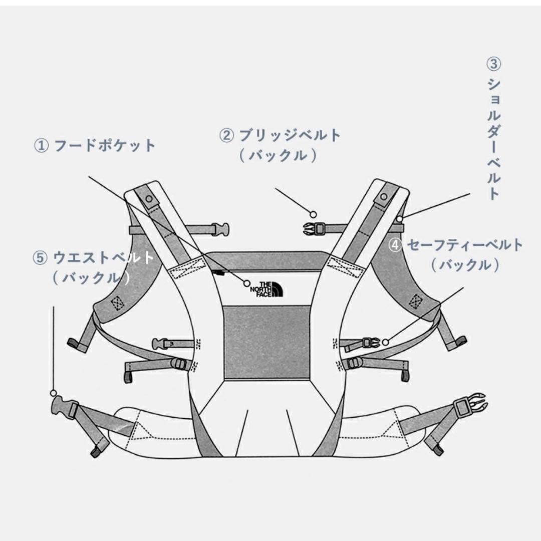 値下！タグ付き/使用済みTHE NORTH FACE 抱っこ紐　nmb82150