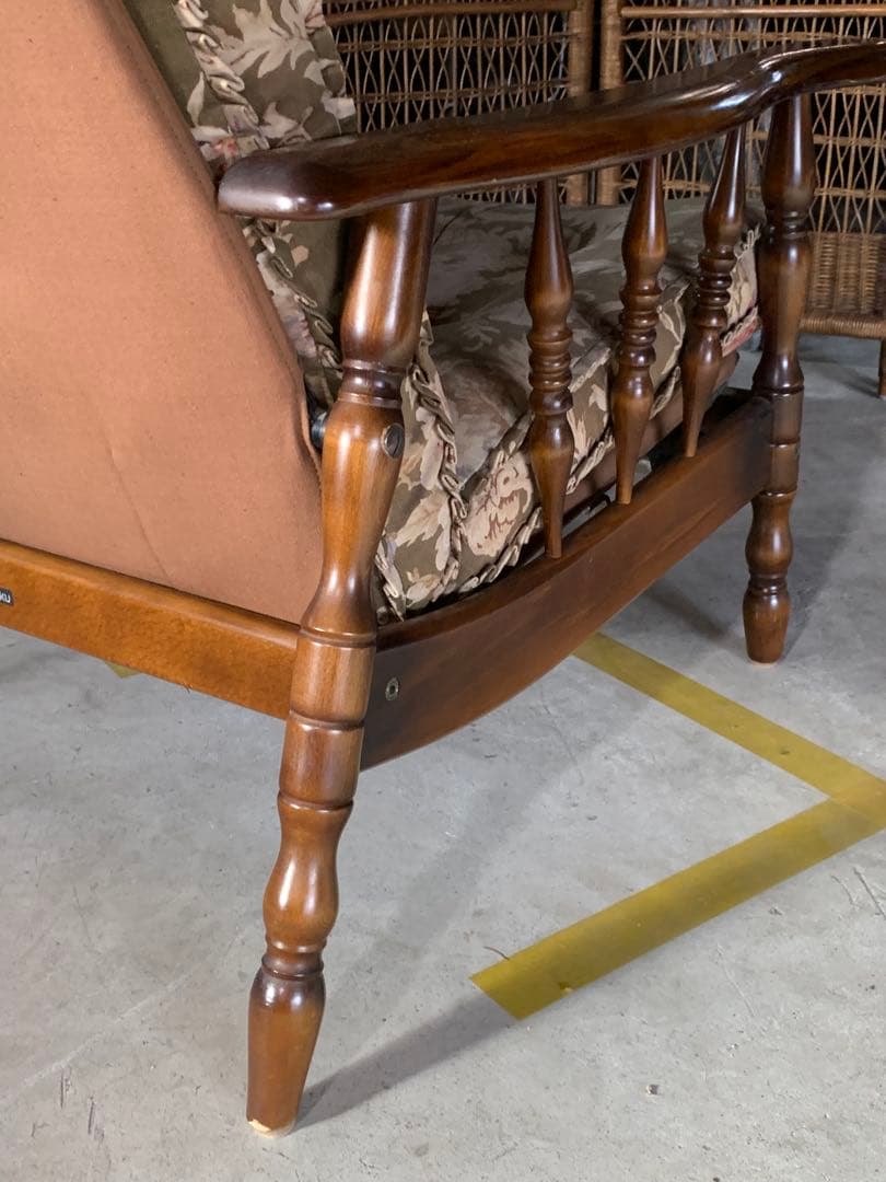 カリモク　リクライニングソファ　1人掛け　ビンテージ