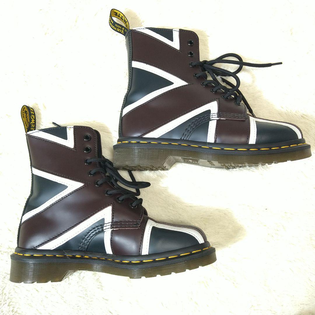 入手困難 ドクターマーチン ユニオンジャック デザイン ワークブーツ 希少