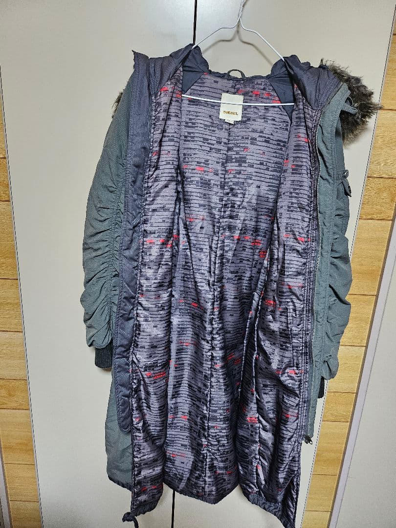 DIESEL グレー モッズコート Sサイズ