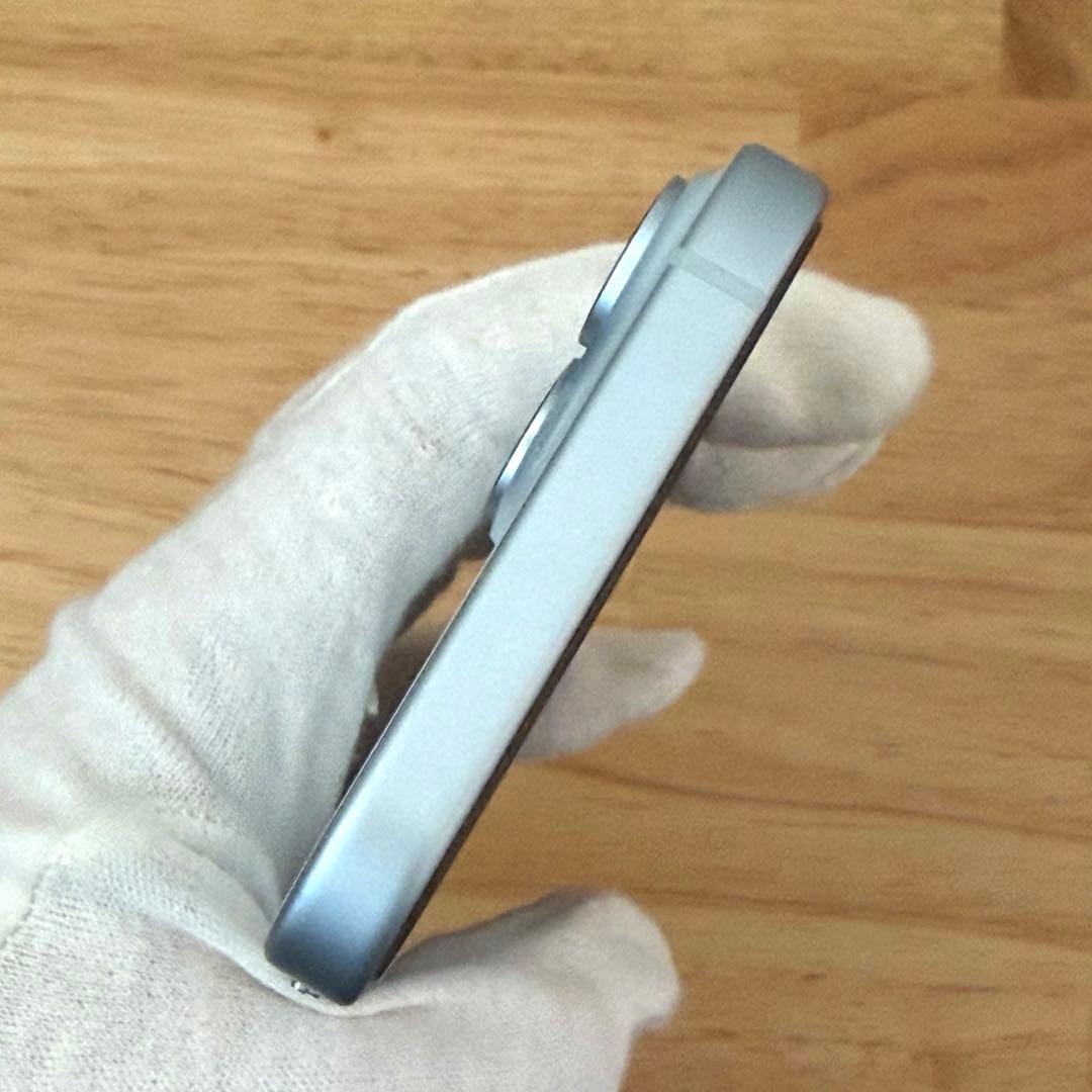 【美品】iPhone15 128GBブルーSIMフリーApple Store購入