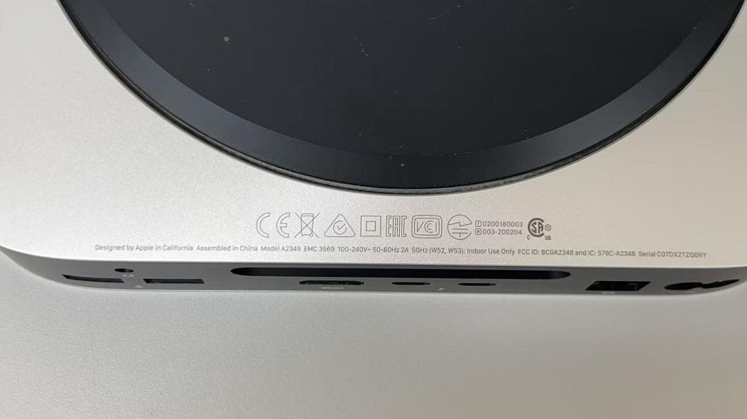 【美品 】Mac mini 2020 M1 16GB 256GB 動作確認済み②