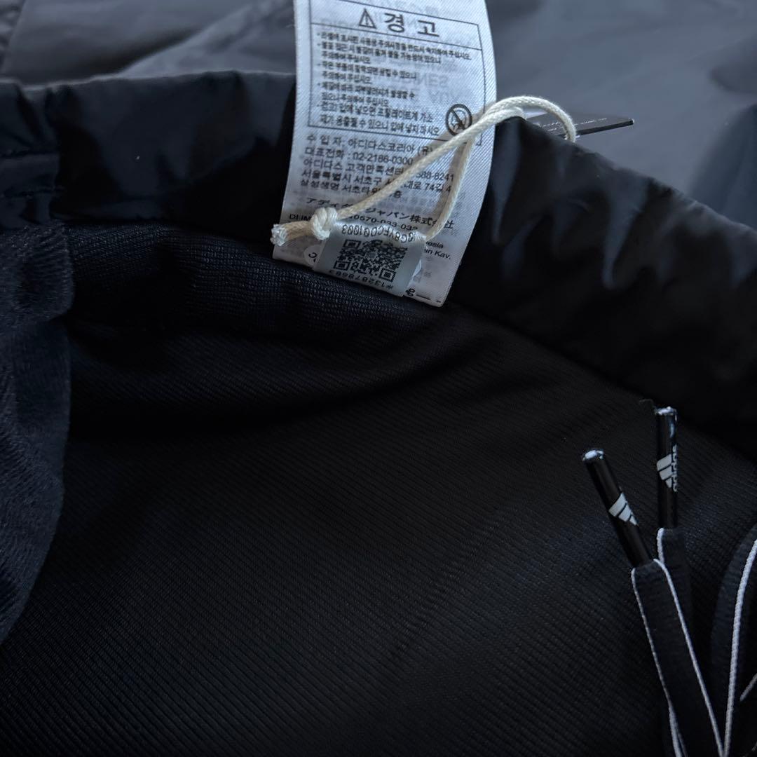 新品　アディダス　メンズ　中綿ウィンドブレーカー　上下セットアップ　黒　L