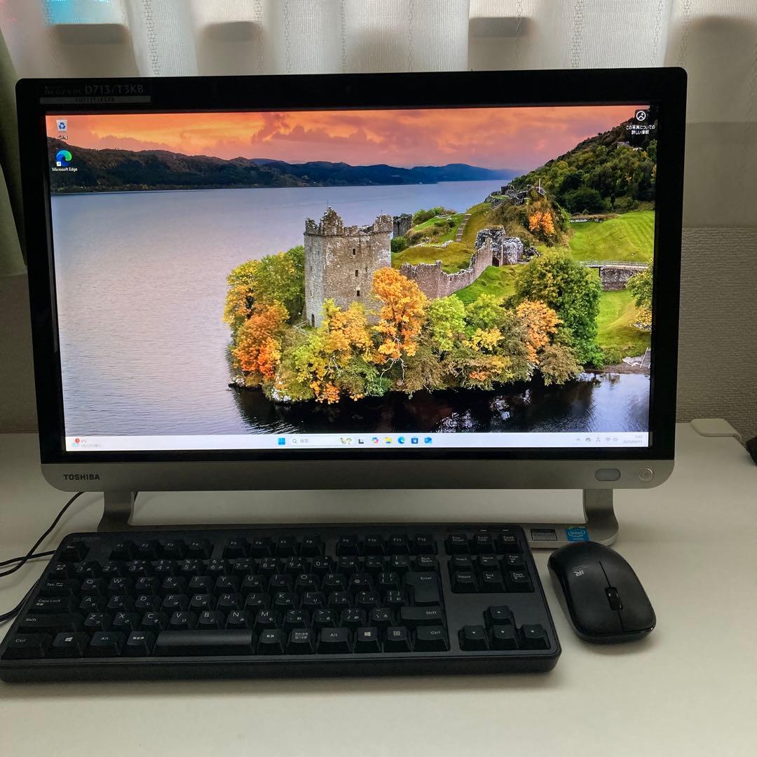 東芝 REGZA PC D713 T3KB Windows11 Pro一体型PC