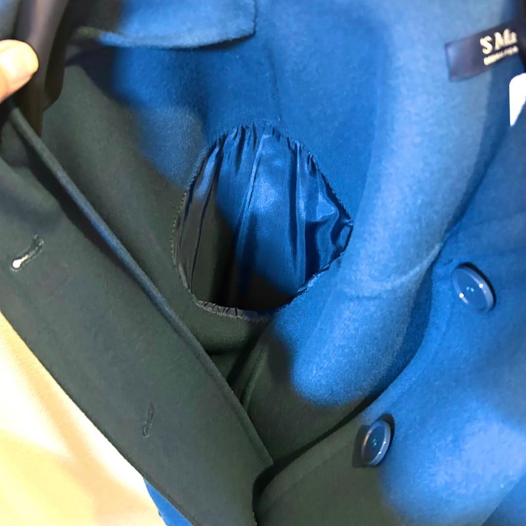 ✨新品タグ付✨S Max Mara クチートアマーノ ショートコート ブルー40