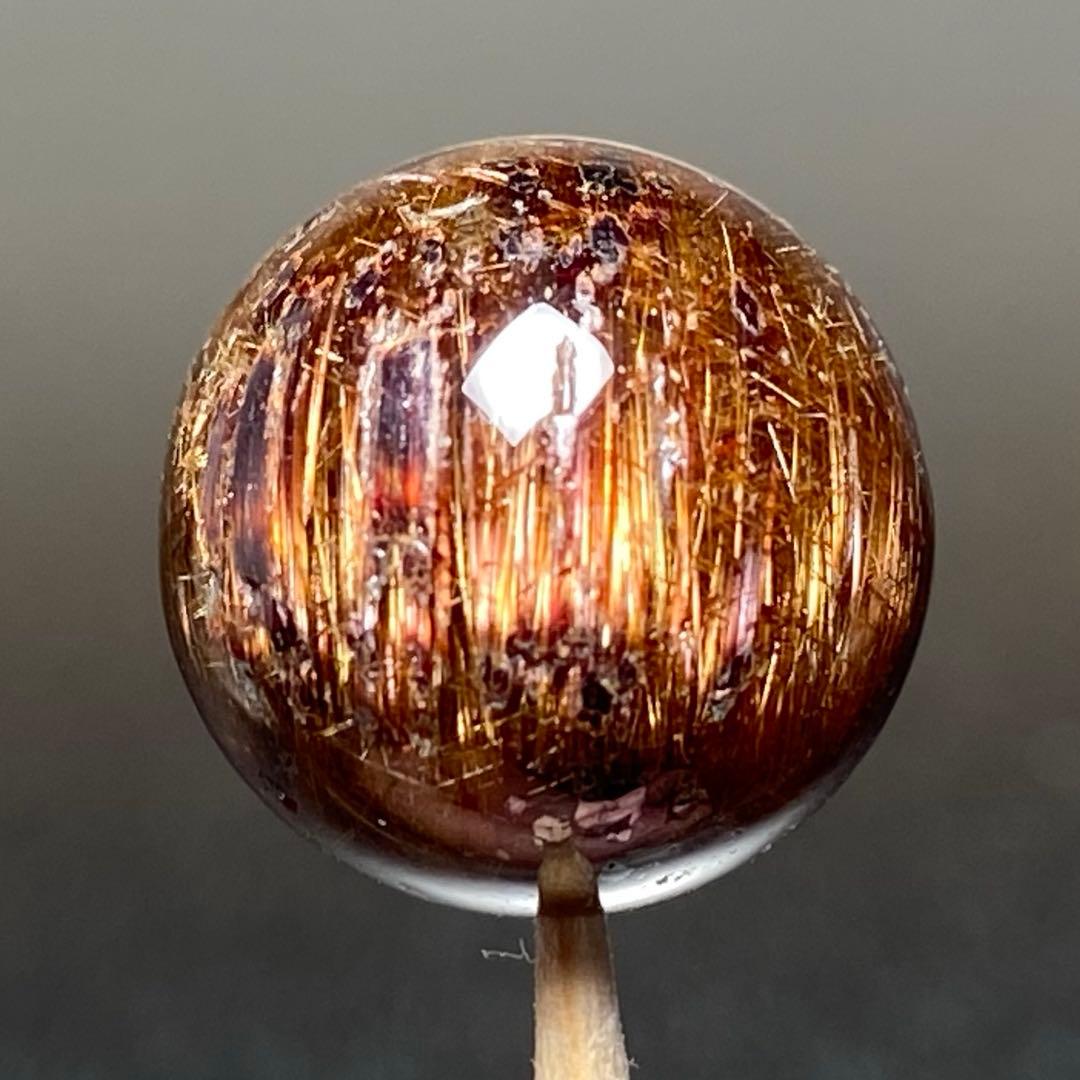 みっちり濃密　キャッツアイブラウンルチルクォーツ　K192