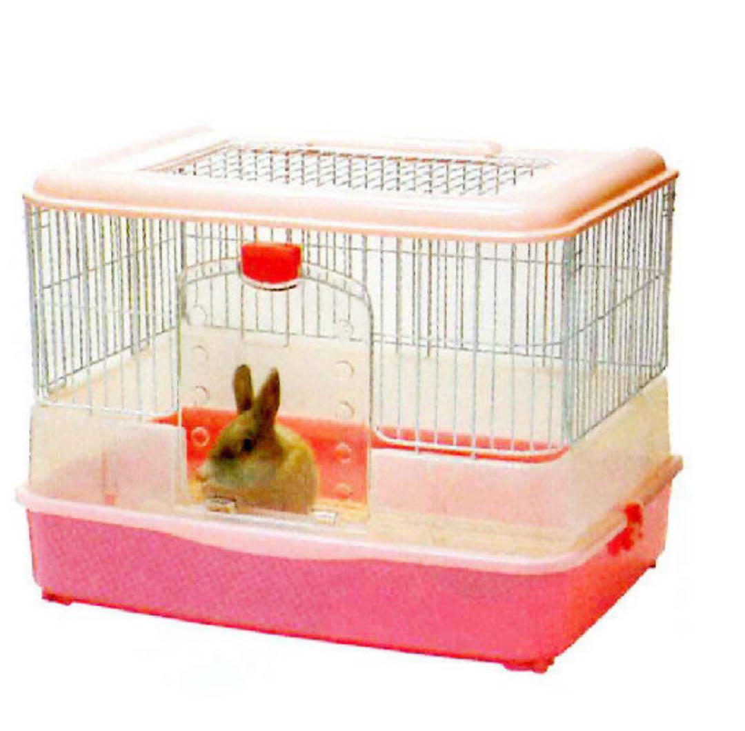 MARUKAN 　うさぎ　ラビットケージ 760 ピンク
