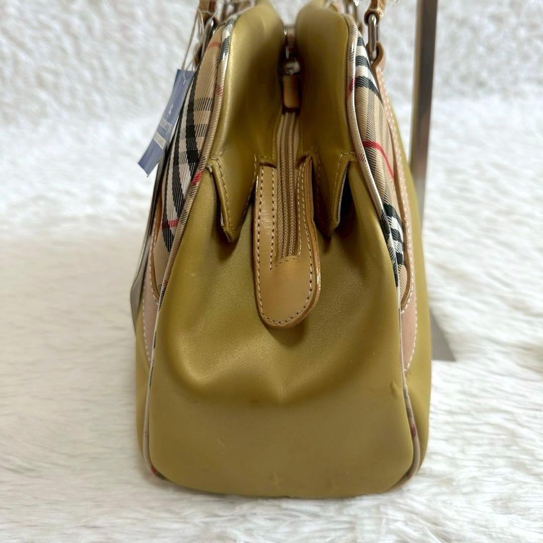 訳あり新品✨バーバリーズ ショルダーバッグ イエロー ノバチェック タグ付き