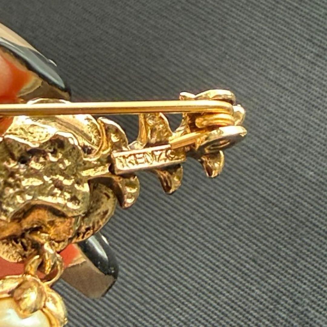 KENZO ブローチ&イヤリング