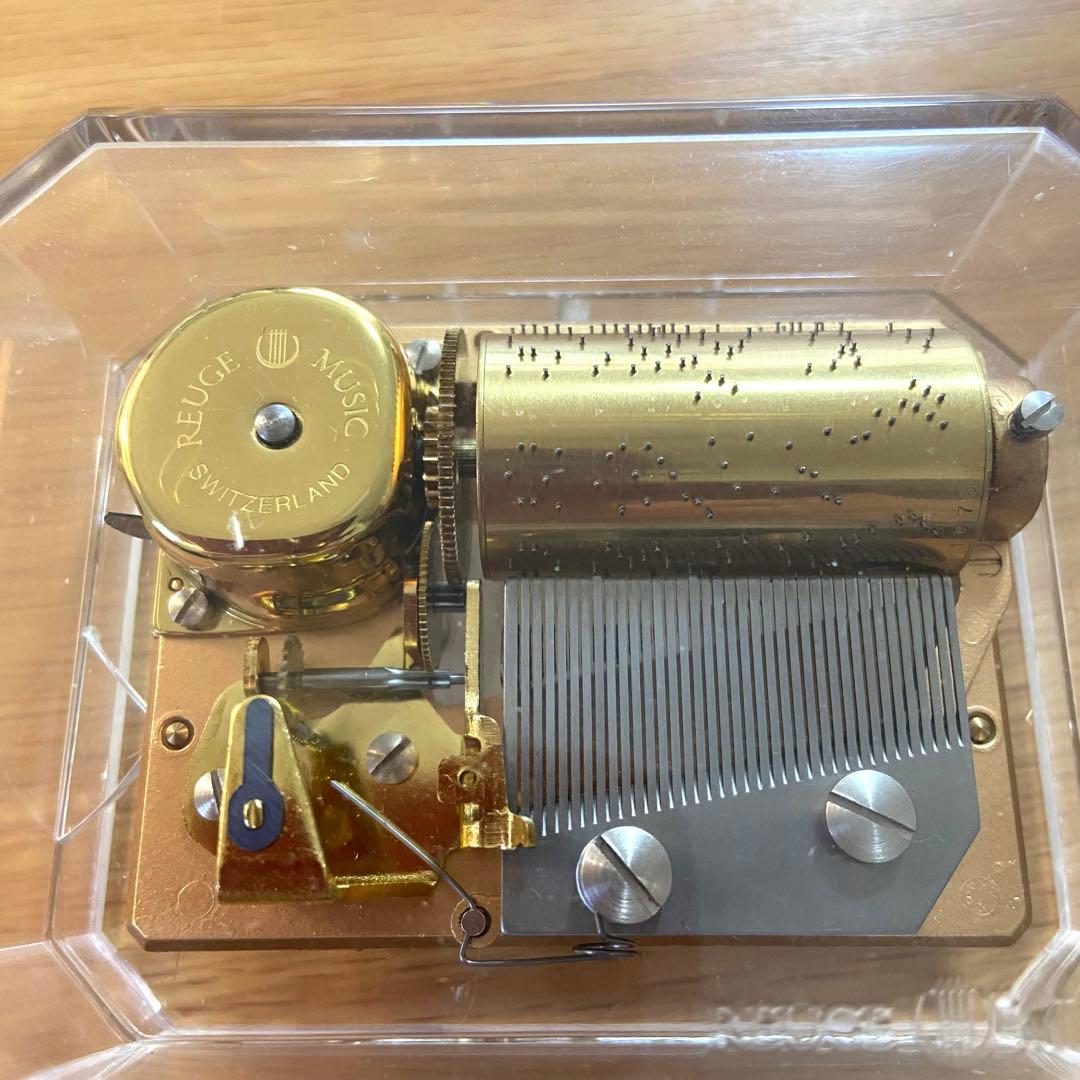 REUGE MUSIC オルゴール 36弁 アクリルケース リュージュ