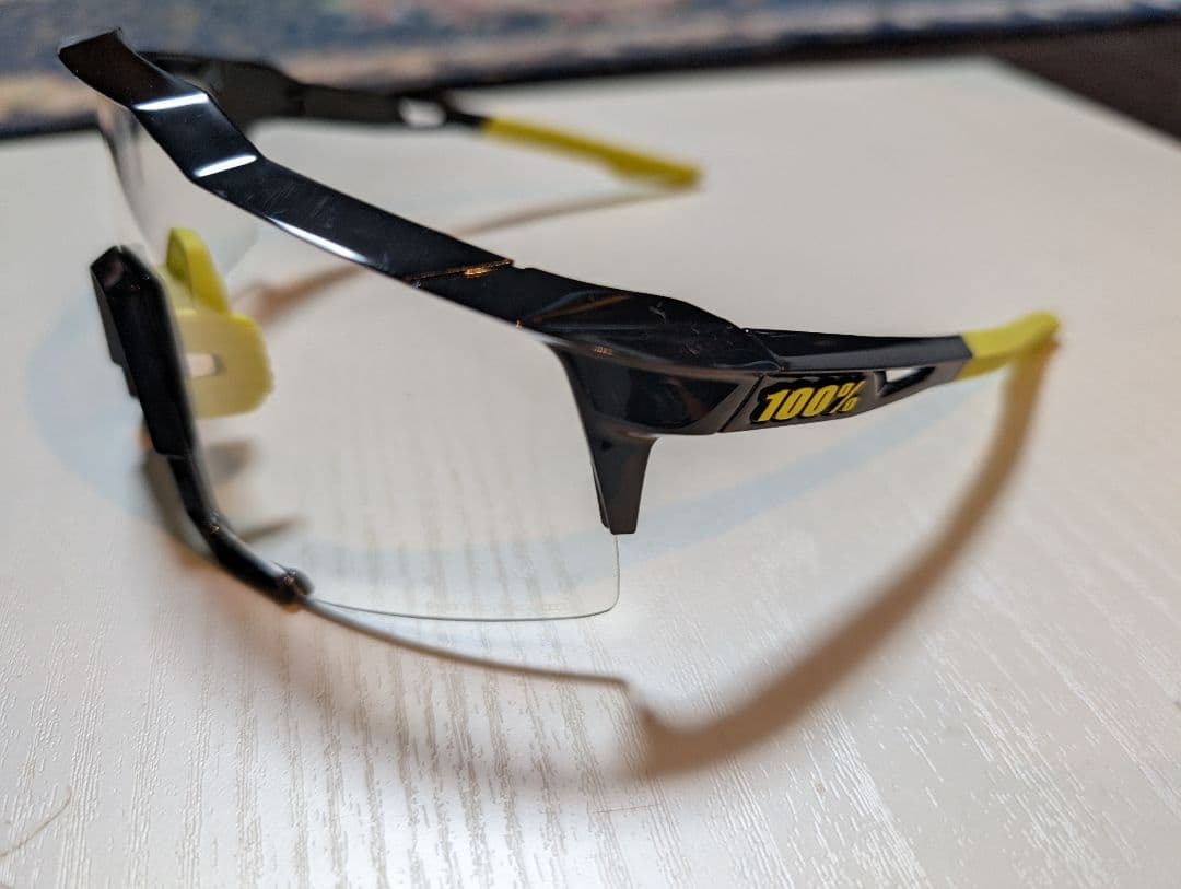 [調光レンズ]100% サングラス Speedcraft ワンハンドレッド