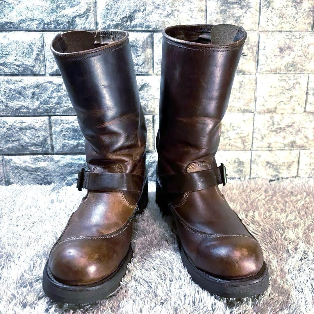 美品❣️SENDRA センドラ モーターサイクルブーツ エンジニア スチールトゥ