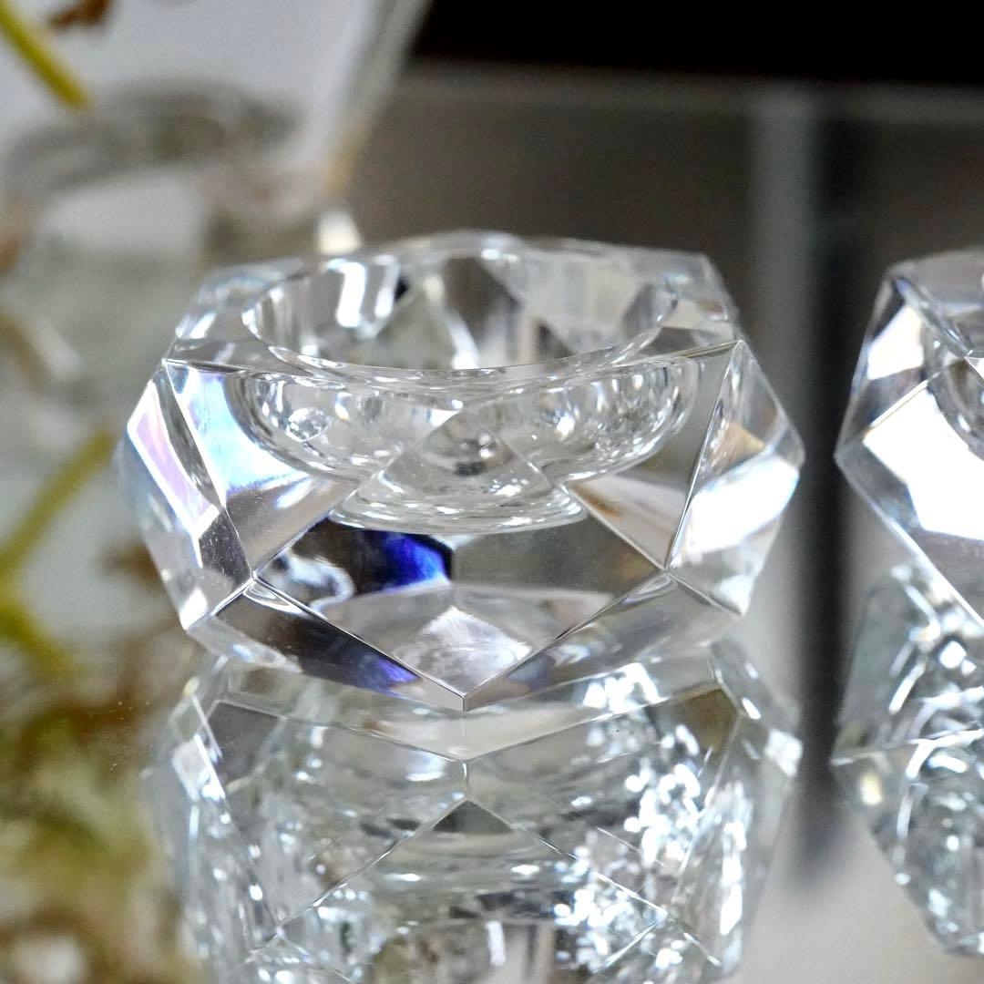 美品★オールドバカラ キャメル ソルトスプーン付 ソルト＆ペッパー 塩・胡椒入れ