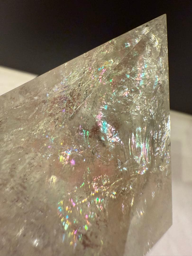 レア♡ ファントム入り 水晶 ダイヤモンド 虹 天然石