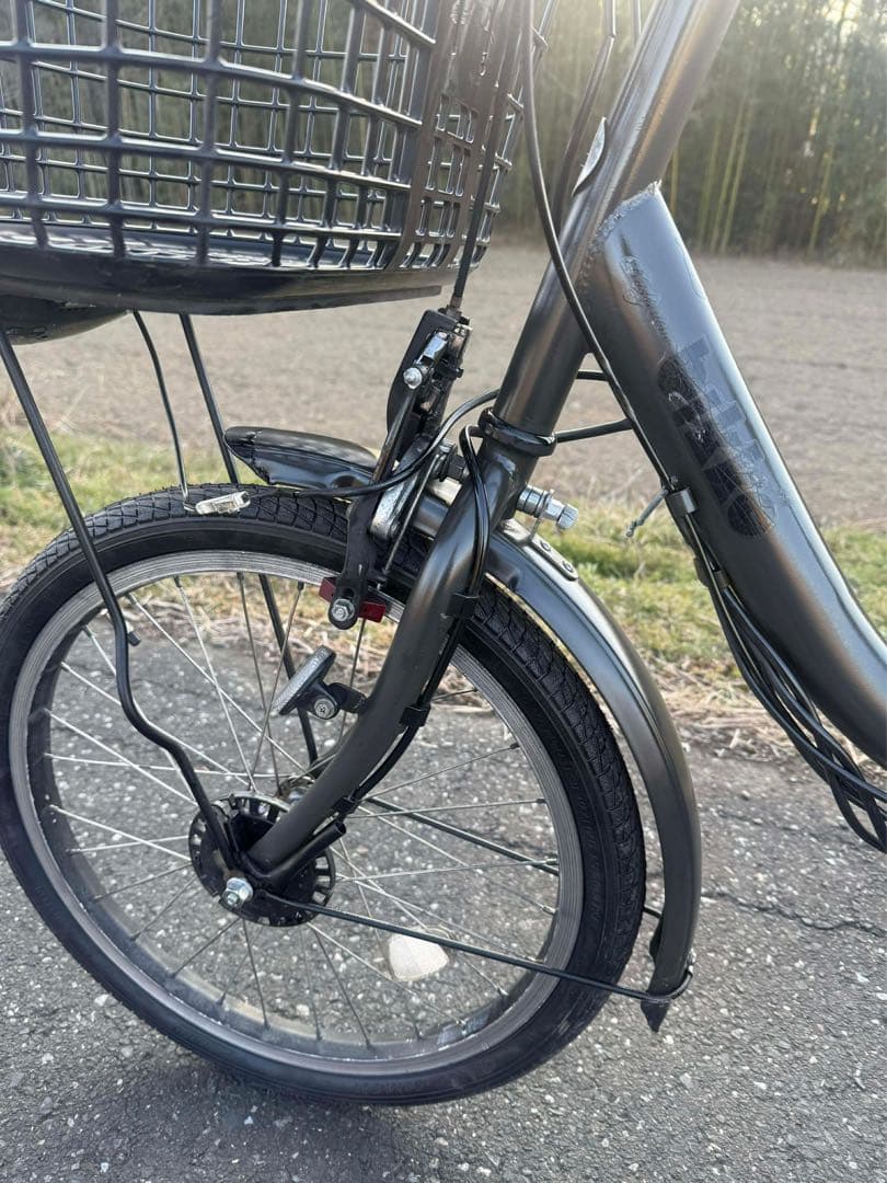 電動アシストヤマハ自転車 シティタイプ 黒