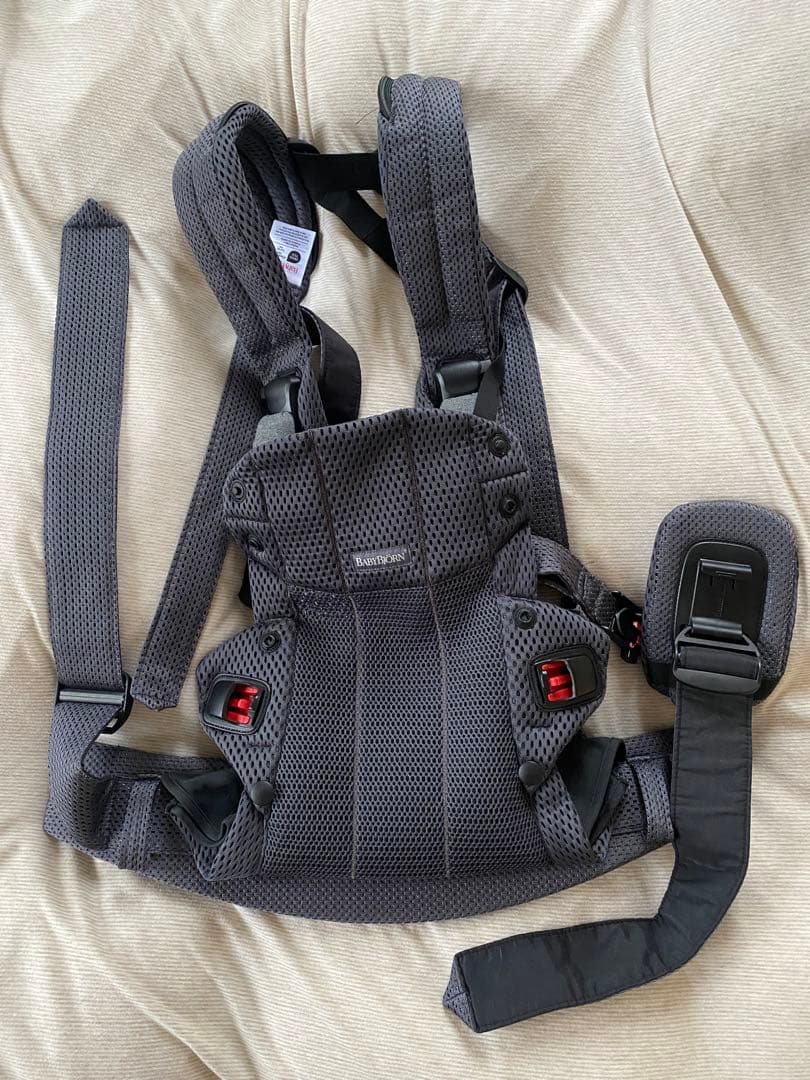 BABYBJÖRN ハーモニー抱っこ紐 ダークグレー メッシュ