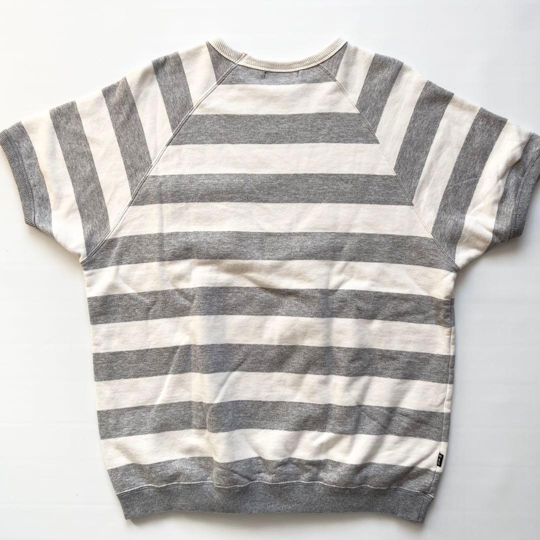 rough&swell ラフアンドスウェル　ボーダー　半袖スウェット　トレーナー