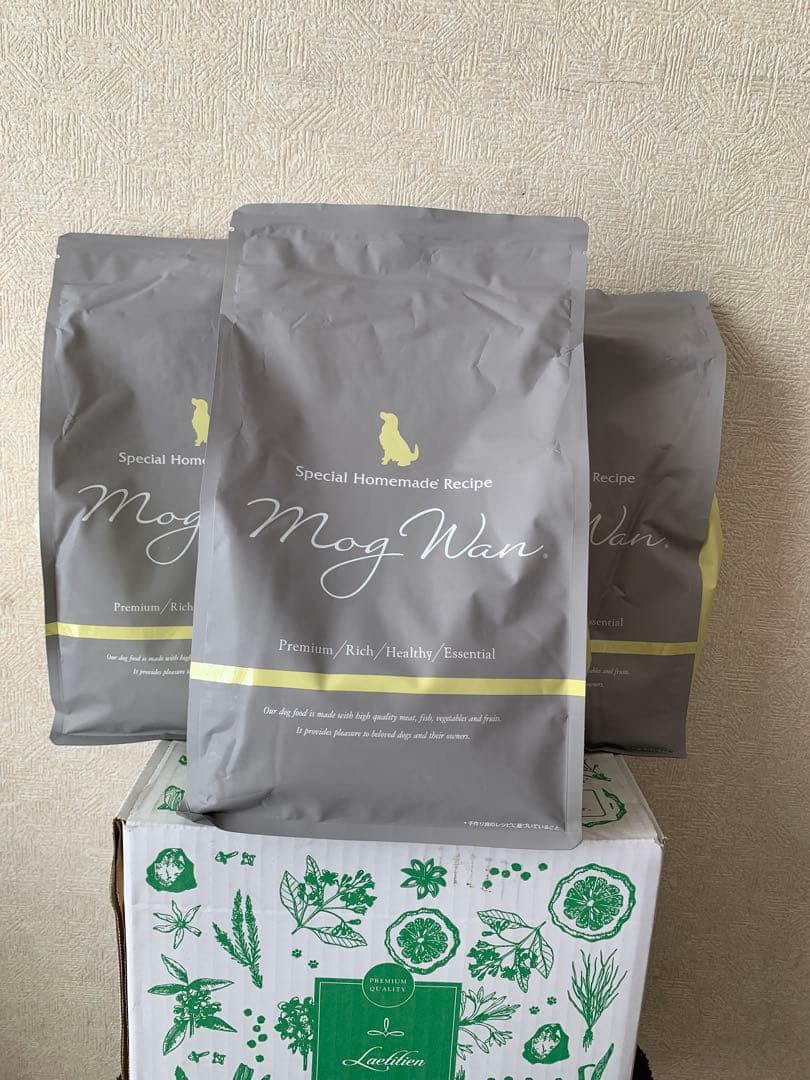 MogWan ドライフード チキンとサーモン3袋入り