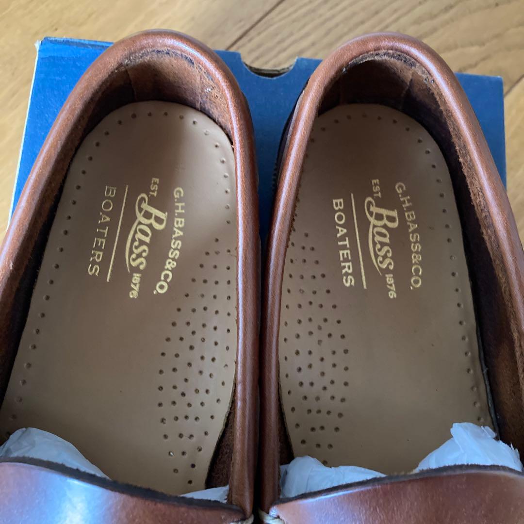 美品　バス　G.H.BASS タッセルローファー　ブラウン　使用一回のみ　レザー