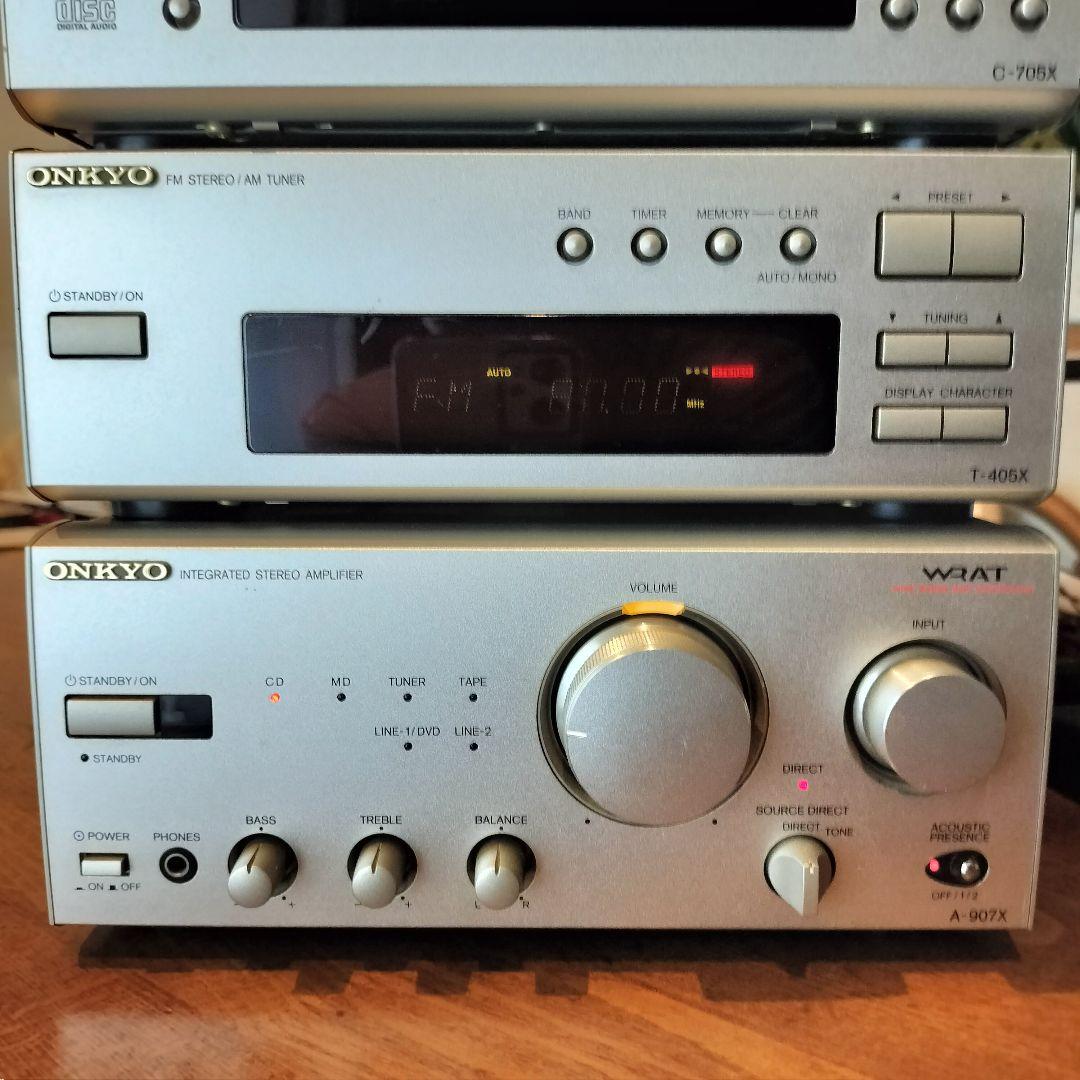 ONKYO オーディオコンポ A-907X 他