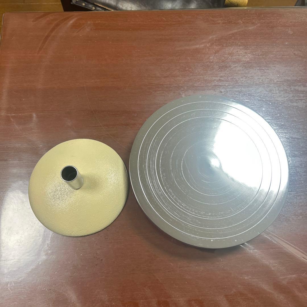 美品　プロ仕様　ケーキ回転台　鋳物