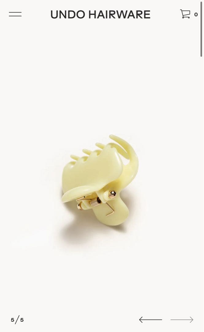 ヘアアクセサリー UNDO HAIRWARE No.2 Citron