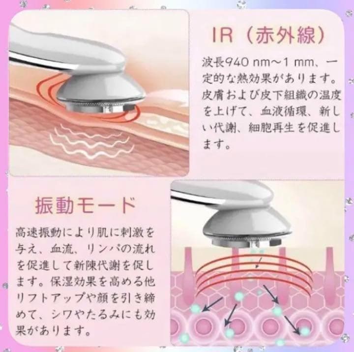 最新最先端技術RF(ラジオ波)機能搭載❣毎日サロン級のホームエステ♪❤美顔器