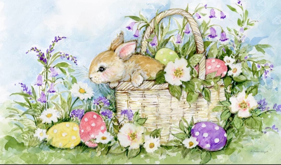 ダイヤモンドアートクラブ Easter Bunny Basket 完売品