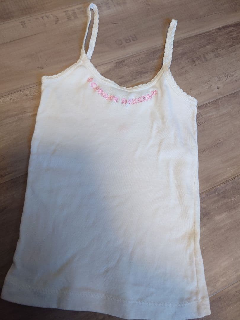 本物美品クロムハーツ正規品キャミソールタンクトップオールドビンテージレディース