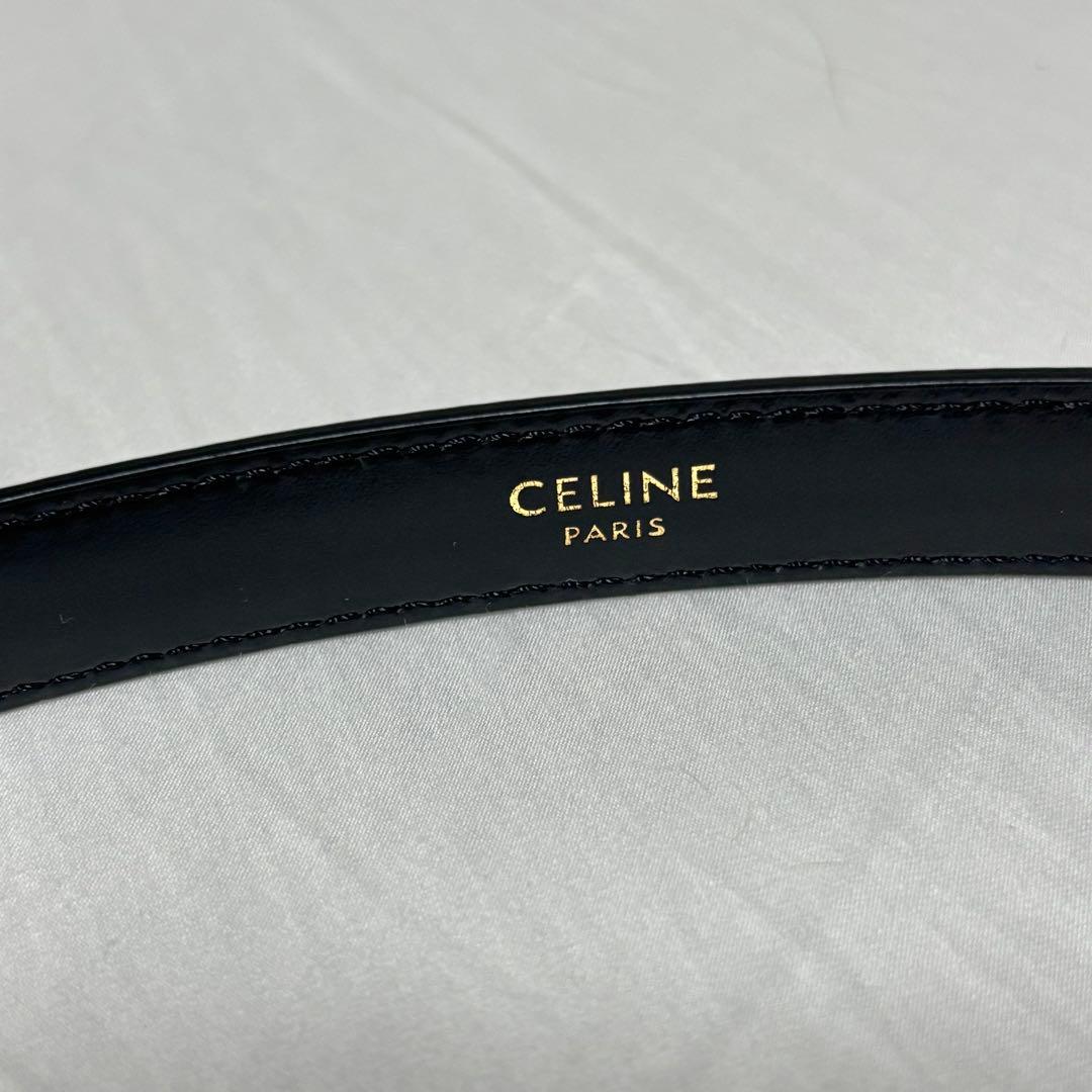【美品】CELINE セリーヌ スモール トリオンフ ベルト 75
