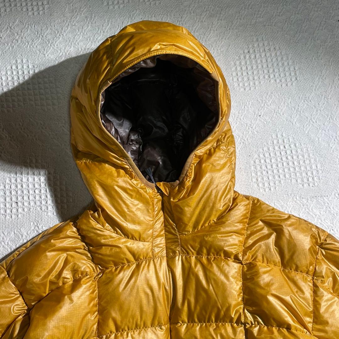 モンベル U.L.ダウンインナーパーカー ダウンジャケット ゴールド マスタード