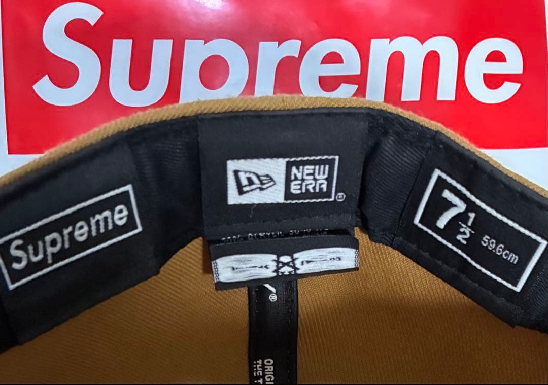 激レア　supreme クラシック　ロゴ　ニューエラ　キャップ　コラボ
