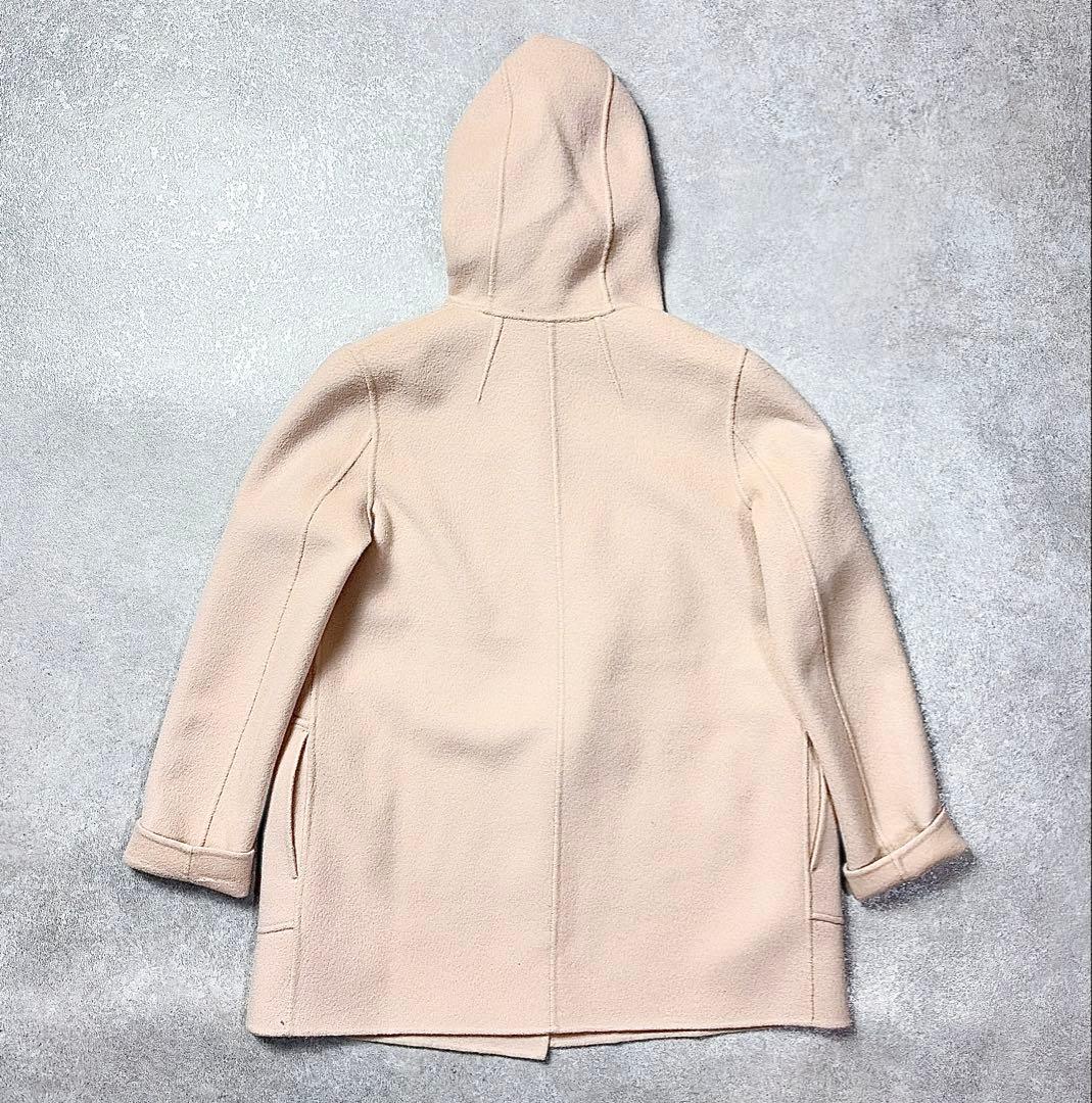 theory ウールカシミヤリバーコート　フード　ベビーピンク