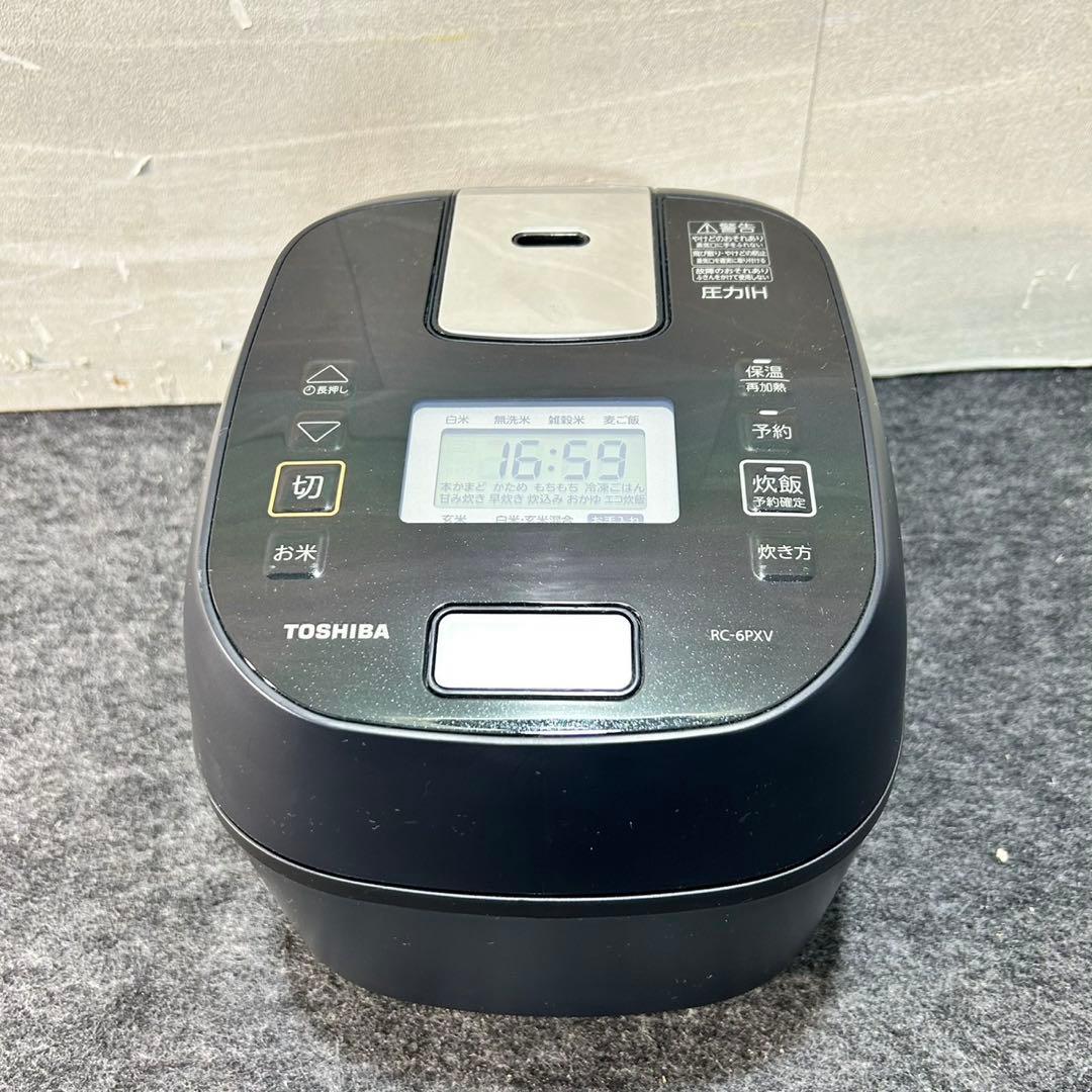 TOSHIBA 炊飯器 3.5合炊き RC-6PXV IH炊飯器 d5283
