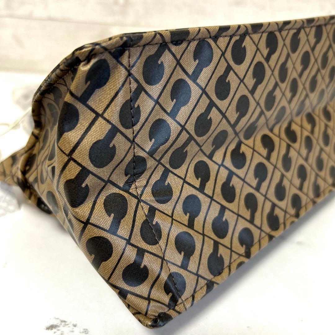 新品未使用　GHERARDINIゲラルディーニ ミニハンドバッグ　ブラウン