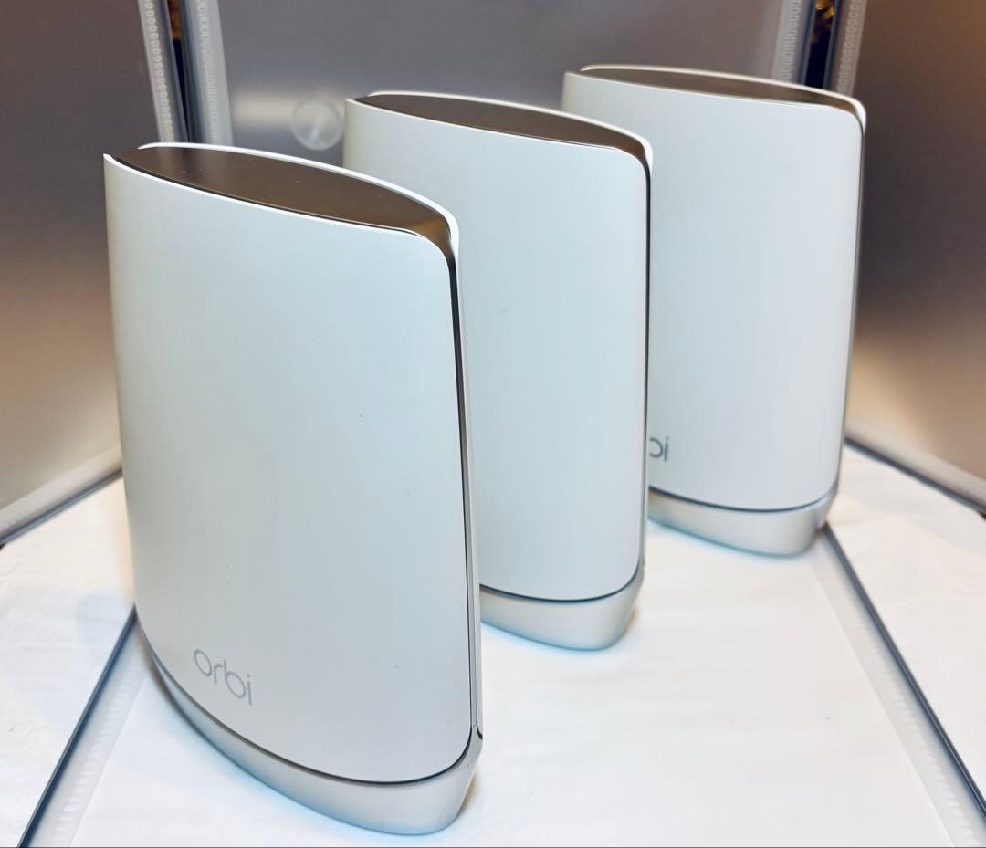NETGEAR Orbi RBR750＋RBS750×2メッシュWiFi6セット