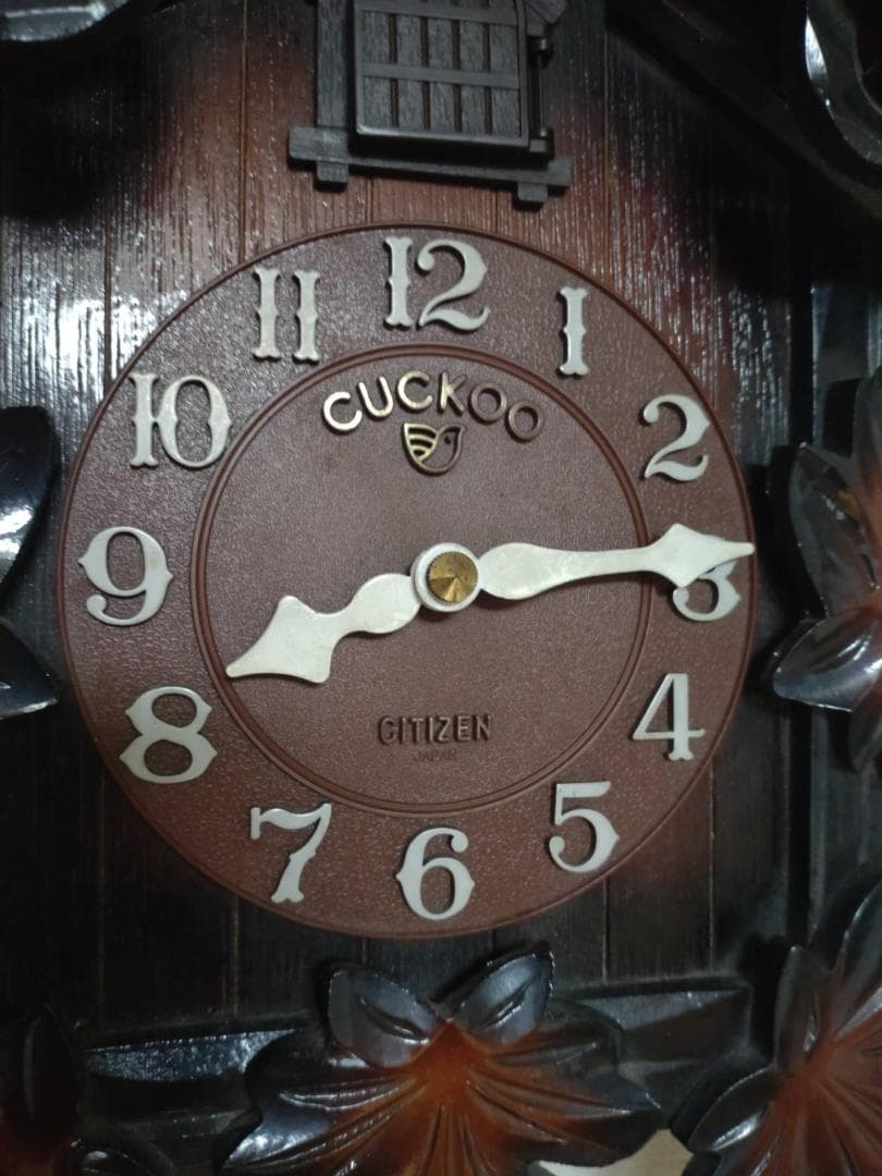 【ジャンク品】シチズン　鳩時計　CITIZEN　訳アリ　昭和レトロ　アンティーク
