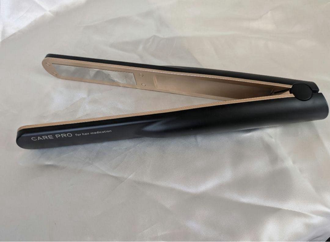 極美品【CARE PRO 超音波アイロン】ケアプロ　超音波トリートメント　黒