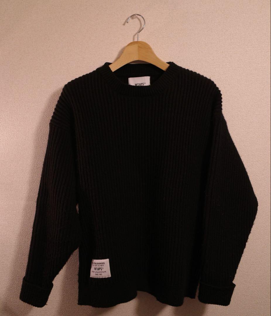 トップス 24AW WTAPS DECK / SWEATER / POLY BLACK S
