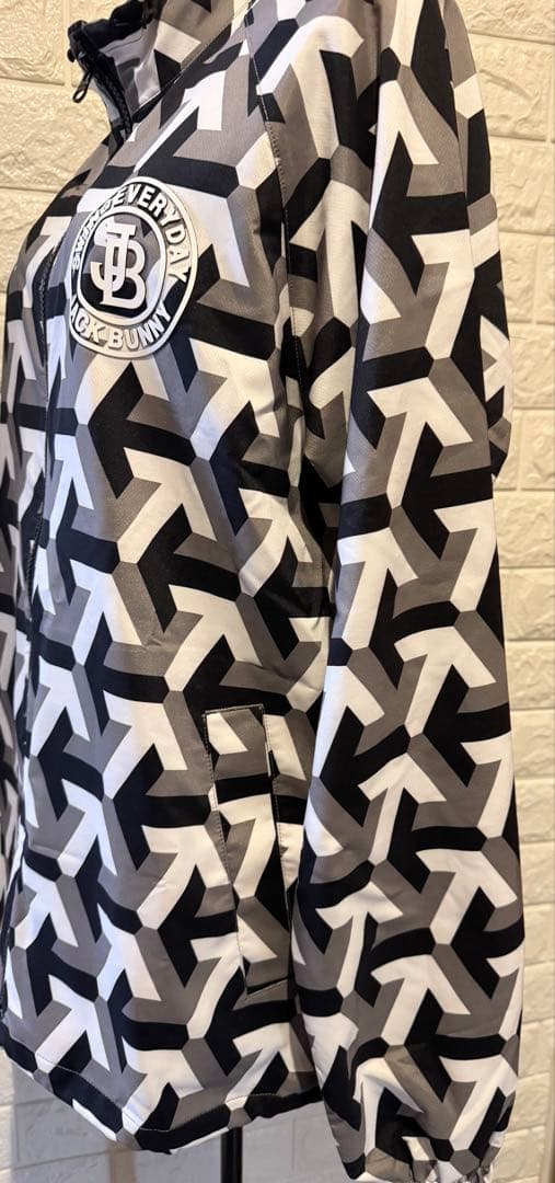 【近日譲渡・美品】 ジャックバニー 2WAYストレッチ二重織フルジップジャケット