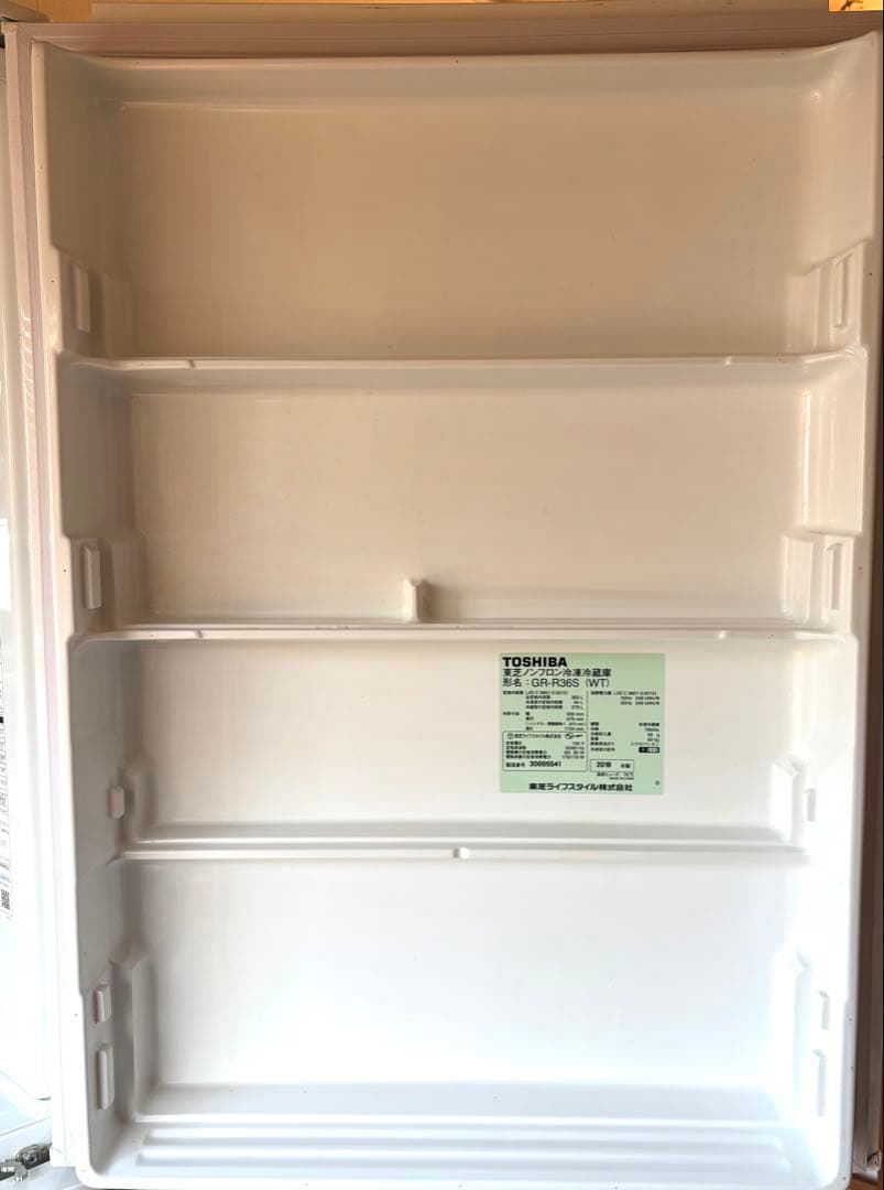 最終値下げ【送料込み】TOSHIBA 東芝 VEGETA GR-R36S(WT)