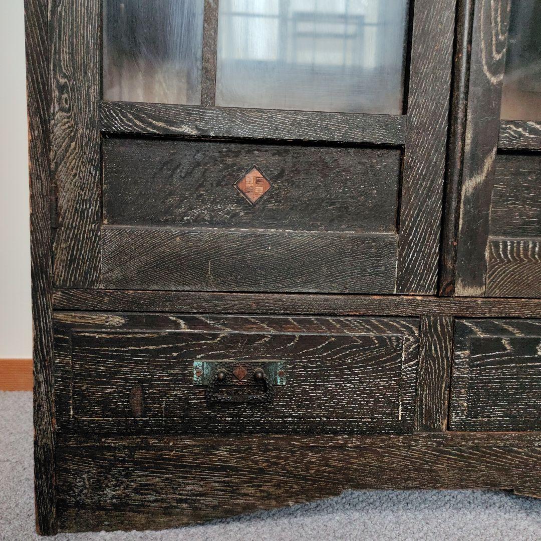 昭和レトロ 大正ロマン 収納棚 本棚 家具 ヴィンテージ・アンティーク調