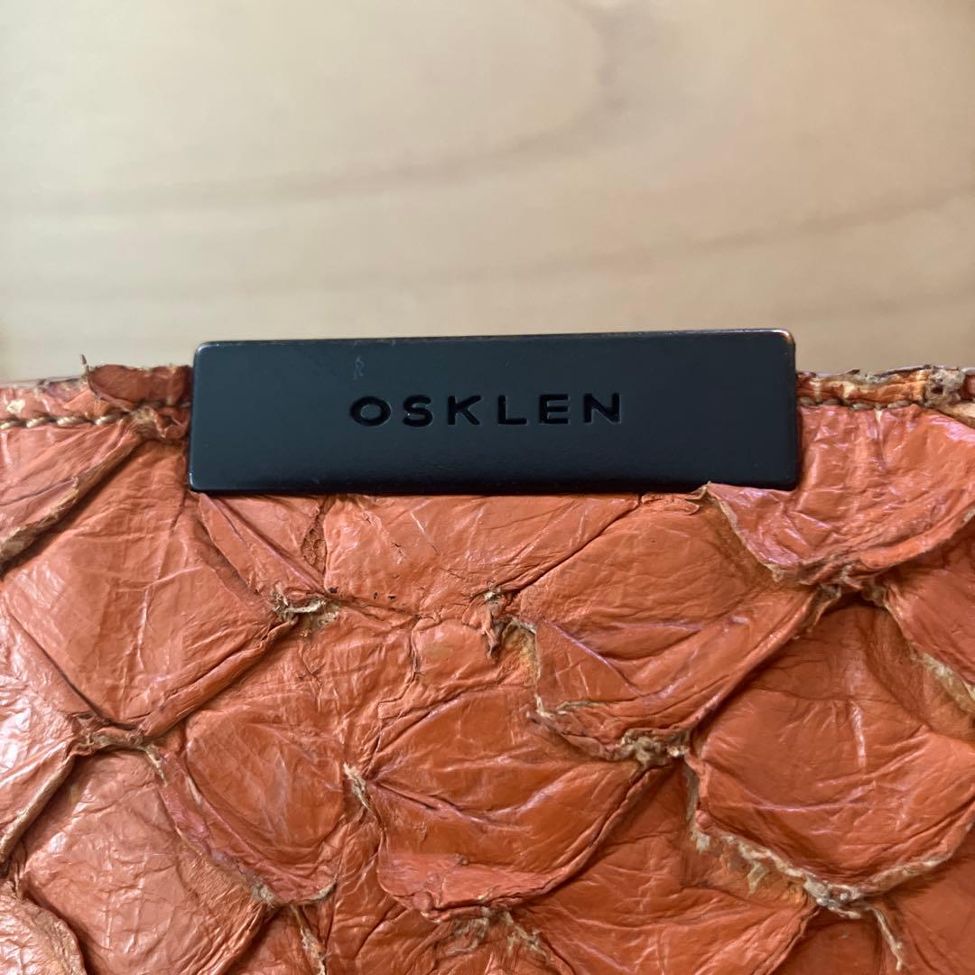 【OSKLEN】オスクレン ピラルク レザー ショルダーバッグ