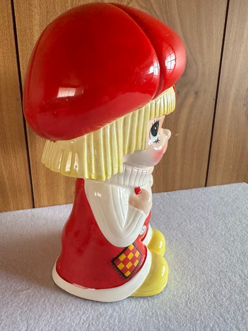 内藤ルネ　ジャッキー 昭和レトロ 陶器　貯金箱　置物