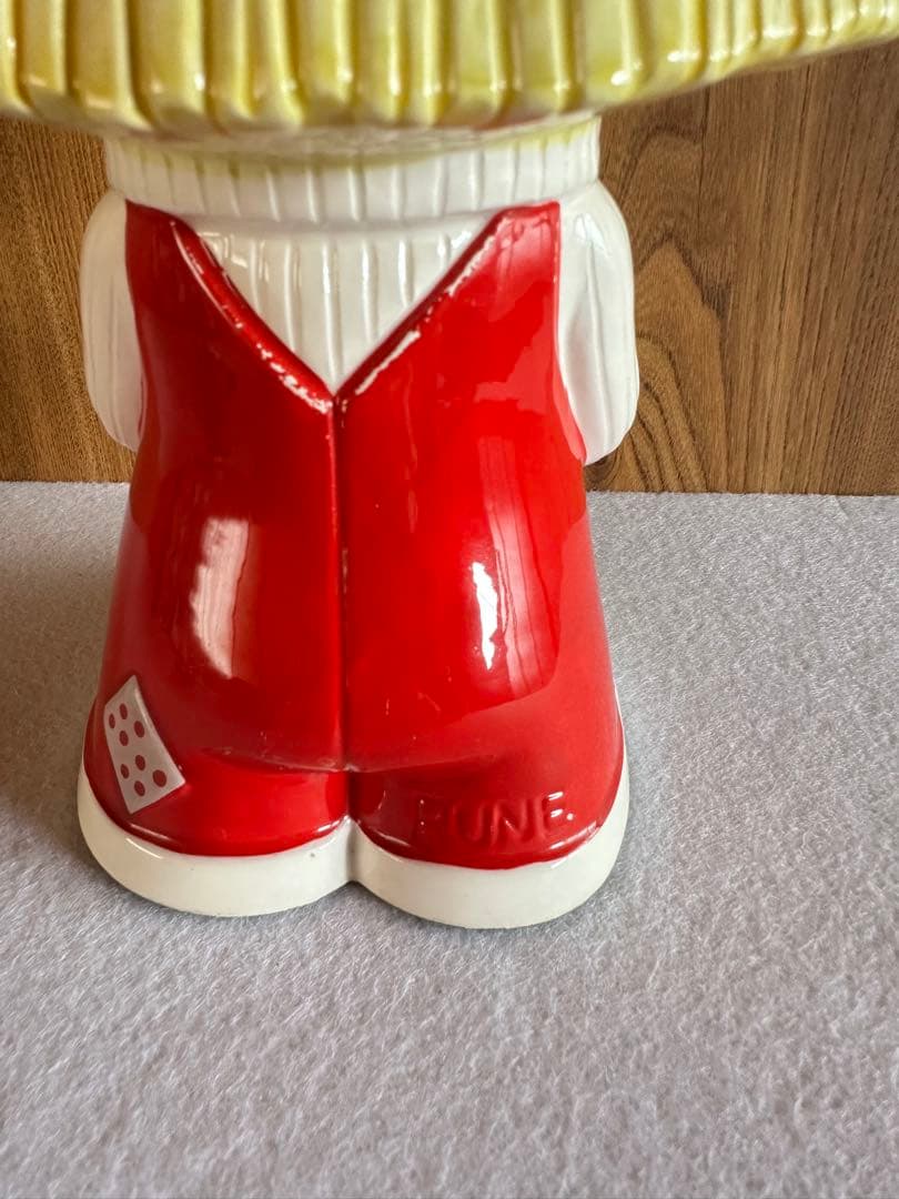 内藤ルネ　ジャッキー 昭和レトロ 陶器　貯金箱　置物