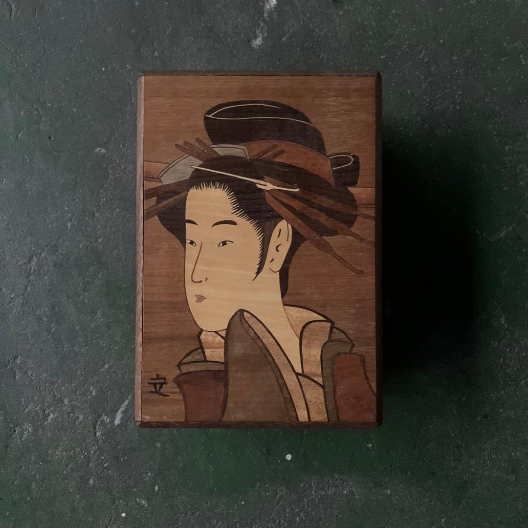 からくり細工　安兵衛　秘密箱　karakuri box