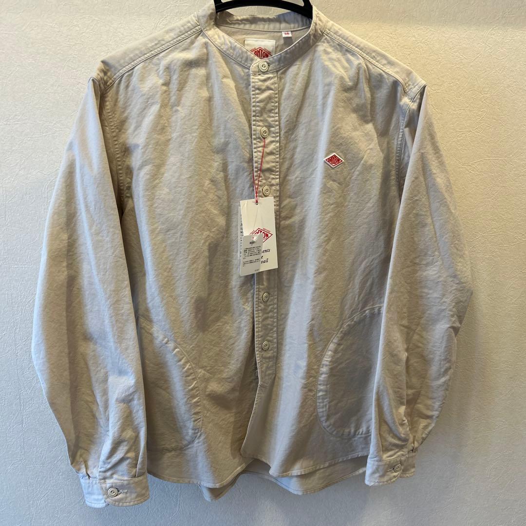 DANTON/ダントン 新品タグ付き☆バンドカラーシャツロングスリーブ 38